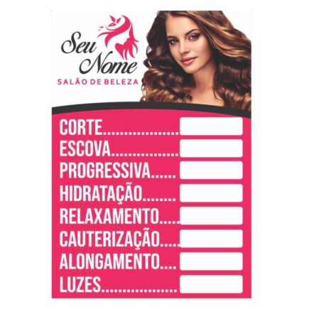 Cartaz Impactante para seu Salão de Beleza